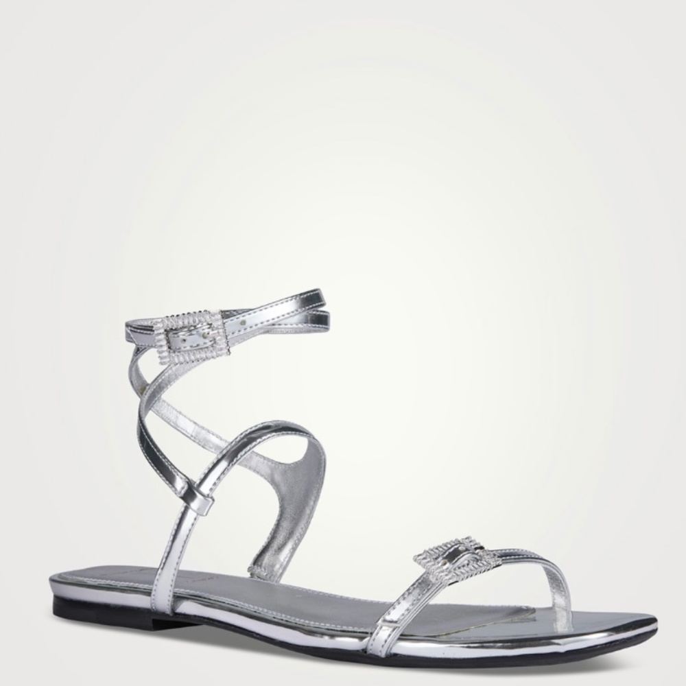 Black Suede Studio Sandals